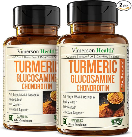 Turmeric & Glucosamine Chondroitin Joint Support 2 Pack