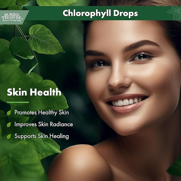 Buried Treasure Liquid Chlorophyll Drops 30 Servings.