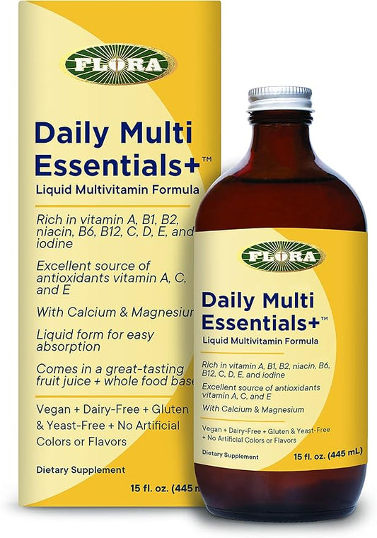 Flora - Daily Multi Essentials+, Liquid 13 Essential 15 Fl