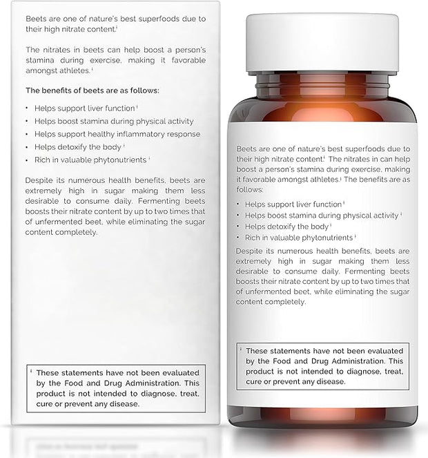 Aged Beet Root Capsules 30 Capsules