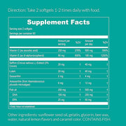 UpNourish AREDS 2+ 120 softgels