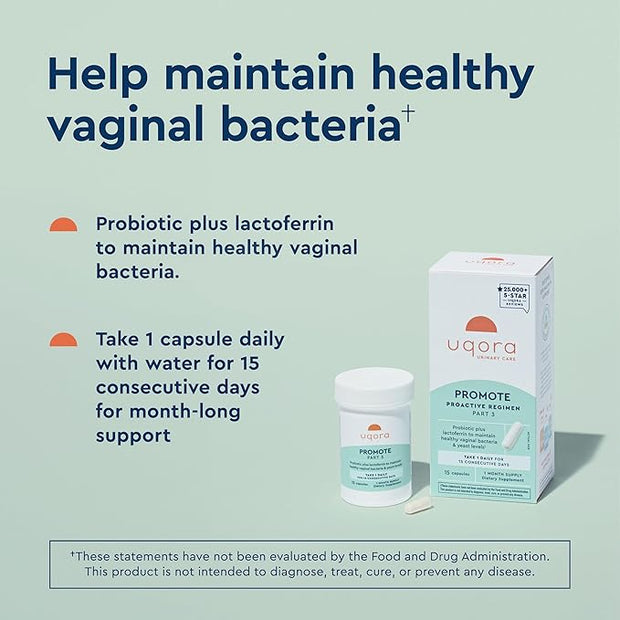 Uqora Promote - Support Vaginal Health* 15 Capsules
