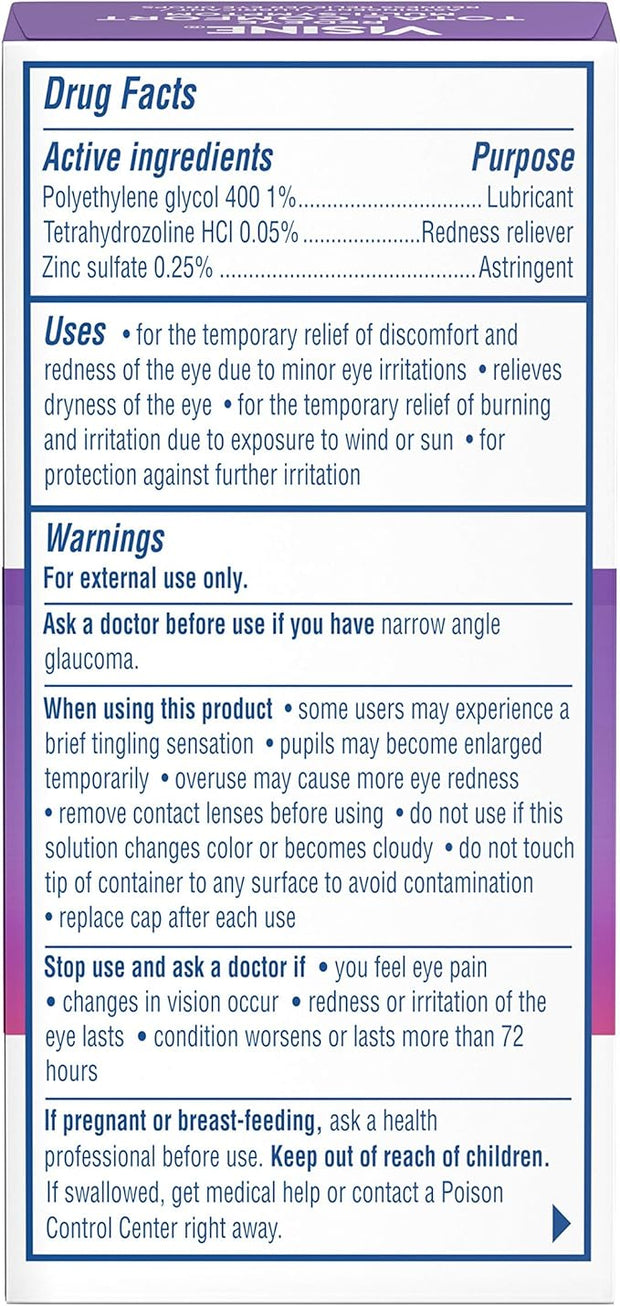 Visine Multi-Symptom Eye Drops 0.5 fl.