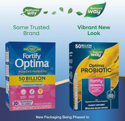 Nature's Way Fortify Optima Probiotic 50 Billion 7 Strains, 30 Capsules