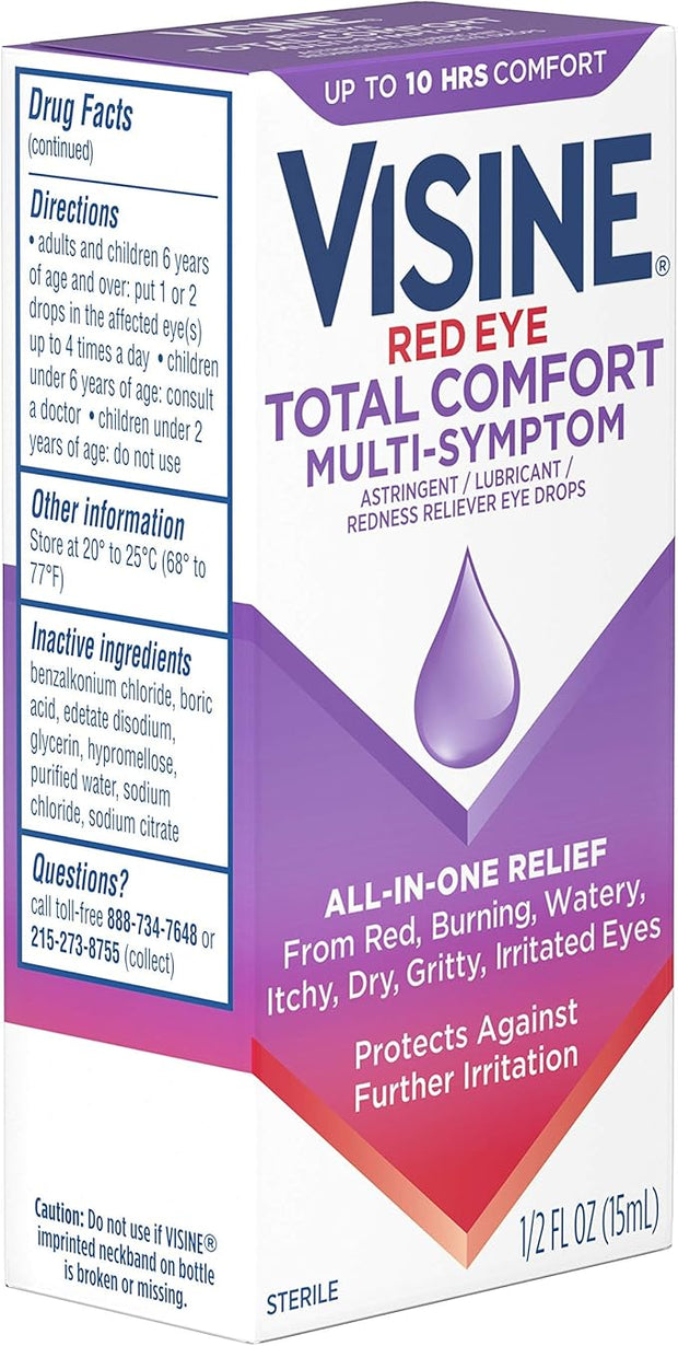 Visine Multi-Symptom Eye Drops 0.5 fl.
