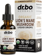 Lions Mane Mushroom Supplement Drops 1oz