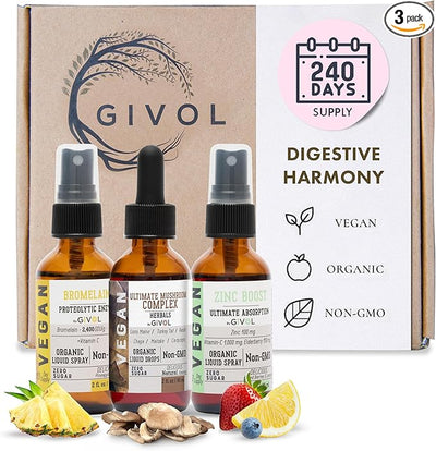 Digestive Harmony Bundle LIQUID Vitamin Trio 2 Fl 240 Days
