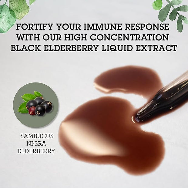 Quantum Health Black Elderberry Liquid Extract 700mg - 2 Fl