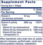 Life Extension Super K, Vitamin K1, K2 mk-7, mk-7, Vitamin K2 mk-4, mk-4, Vitamin 3-Month Supply, 1 Daily, 90 softgels 2)