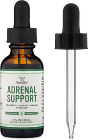 Adrenal Support Supplements (Liquid Drops) 10 Organic (10 Apoptogenic
