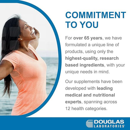 Douglas Laboratories DIM Enhanced - Supports Hormone Balance, Cellular Health & Detox* - With Antioxidants, Green Tea Extract & Wasabia - 60 Vegetarian Capsules