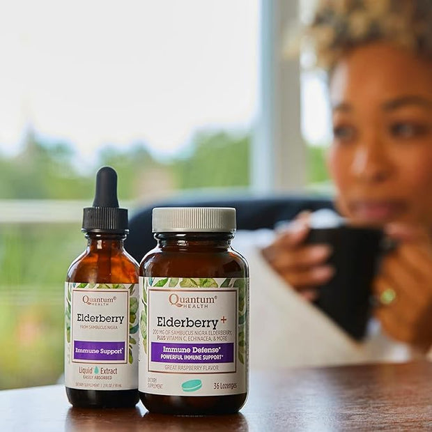 Quantum Health Black Elderberry Liquid Extract 700mg - 2 Fl