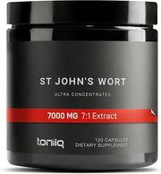 1,000mg Ultra High Strength St. John's 7X Concentrated 0.3% Hypericin 120 Capsules