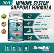 7 in 1 Immune Support Supplement D3, Zinc 50mg, Quercetin, 60 Capsules (3 Bottles)