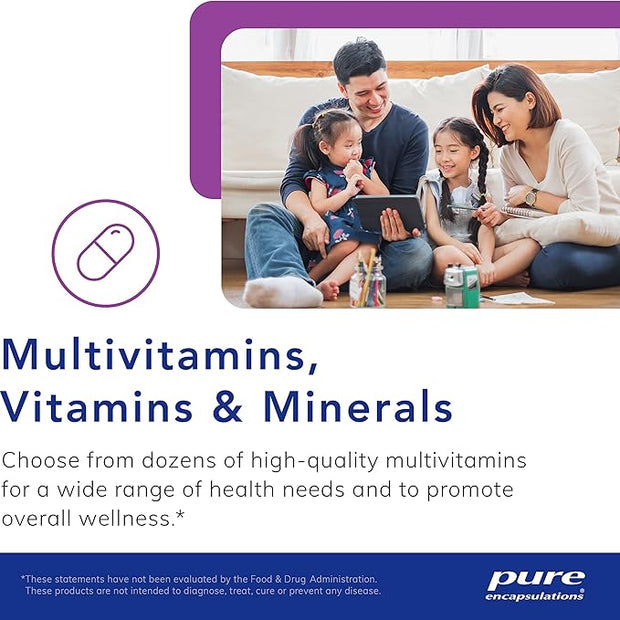 Pure Encapsulations O.N.E. Multivitamin CoQ10, and 30 Capsules
