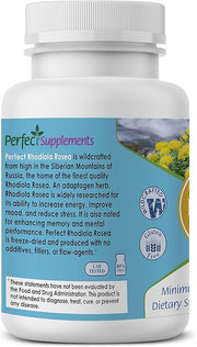 Perfect Supplements – Perfect Rhodiola Rosea 60 Capsules 2 Pack