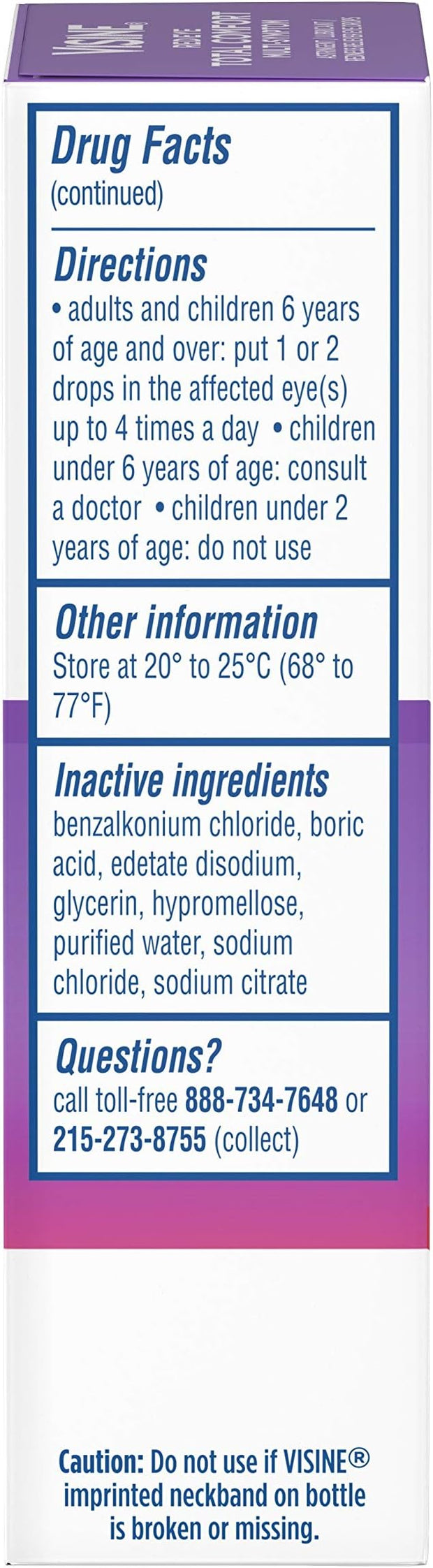Visine Multi-Symptom Eye Drops 0.5 fl.