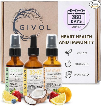 Immunity Support Pack D3 & K2 Liquid, 180 Days