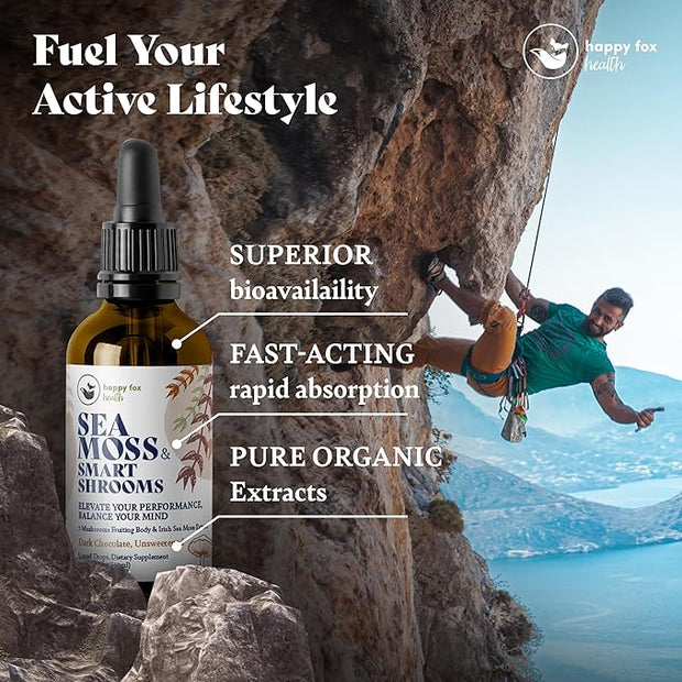 Organic Irish Sea Moss Liquid Drops 7 Adaptogenic