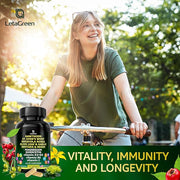 Organic Hawthorn Berry Capsules 2000mg with 2500mg Rhodiola 4000mg Olive 1000mg Shiitake 1000mg Reishi 1000mg Quercetin 150mg