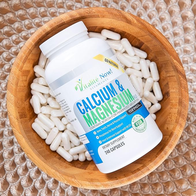 Best Calcium & Magnesium + Vitamin D3 400 400 IU 10 Forms 240 Capsules 2 Month