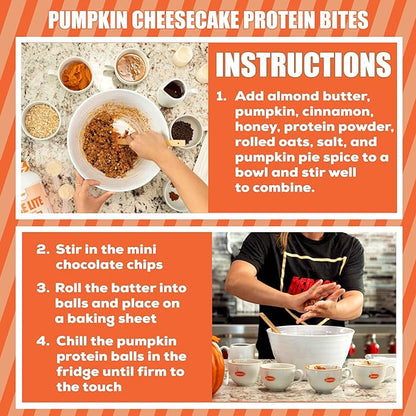 REDCON1 MRE Lite Whole Food Protein Powder, Juniors, Pumpkin Cheesecake - Low Carb & Whey Free Meal Replacement with Animal Protein Blends - Easy to Digest Supplement Made with MCT Oils (30 Servings)